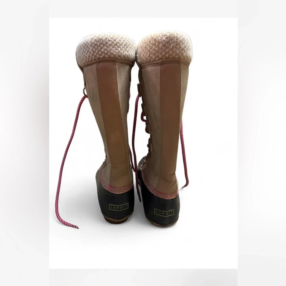 Stylish Women's Boots with Pink Laces‎